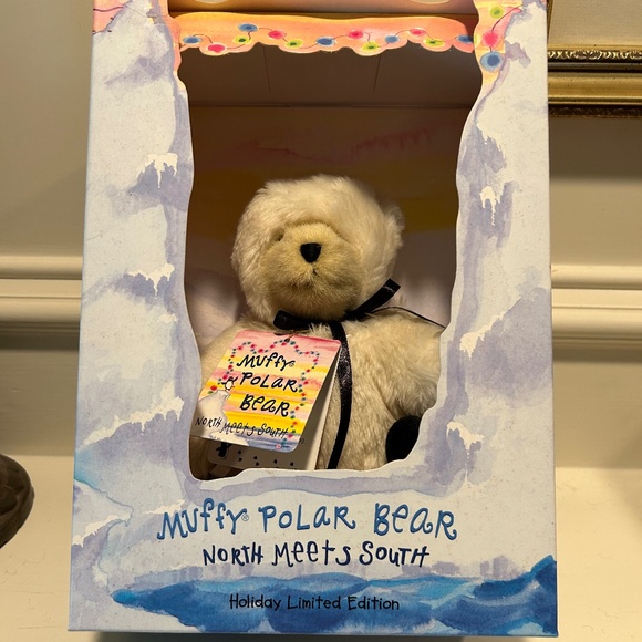 1998 Holiday Limited Edition Muffy Vanderbear - Muffy Polar Bear - Picture 6 of 11